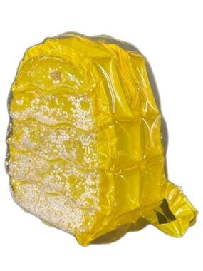 Bubble Backpack Vintage 1990's Sealed in Original pkg Pink, Yellow, Green, Coral